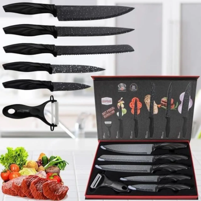 6-in-1 Professional Kitchen Knife Set