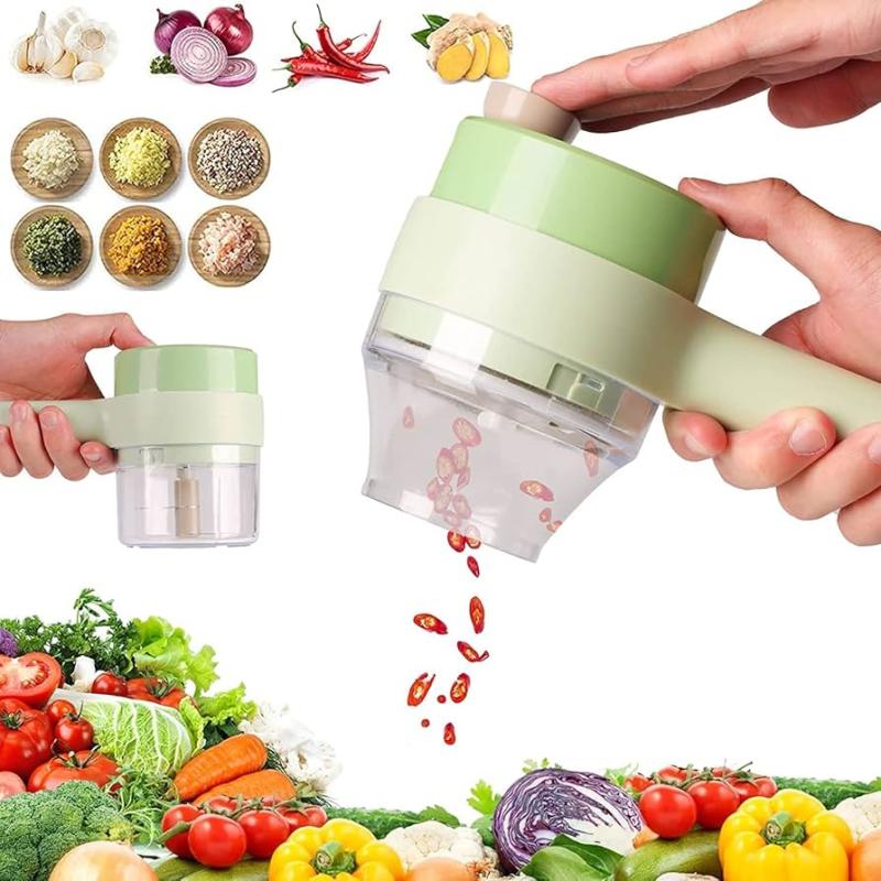 4 In 1 Handheld Electric Vegetable Cutter