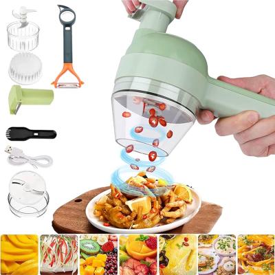 4 In 1 Handheld Electric Vegetable Cutter