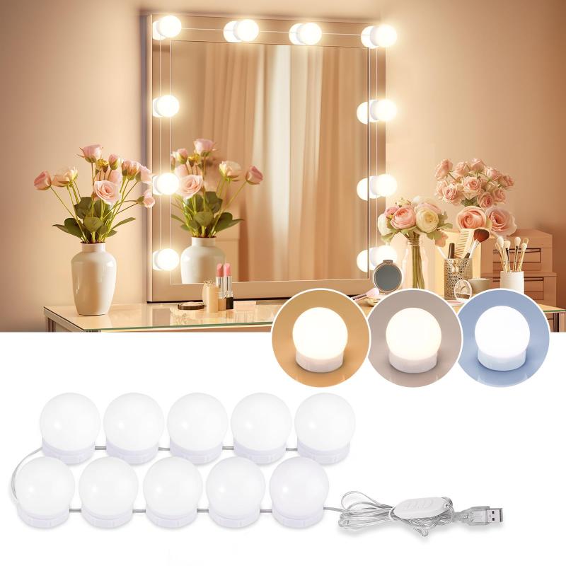 Makeup Mirror Dimmable usb LED Bulb Set