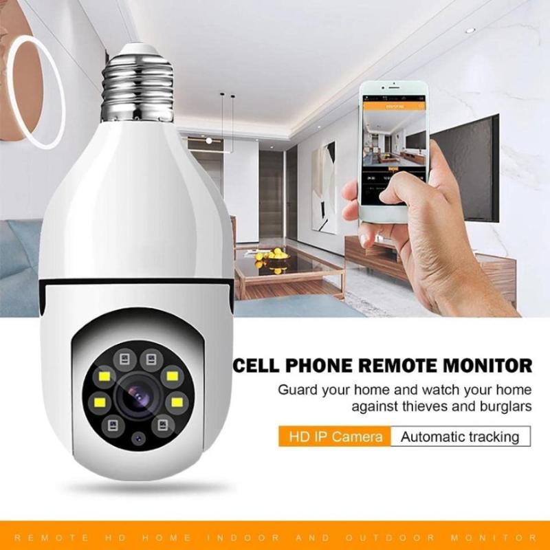 CCTV Security Light 360 Panoramic Bulb Camera