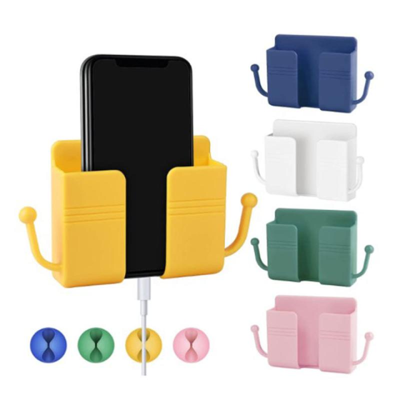 Wall Mounted Phone Holder With Hook