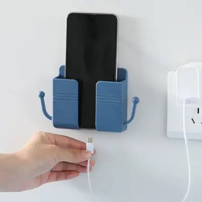 Wall Mounted Phone Holder With Hook