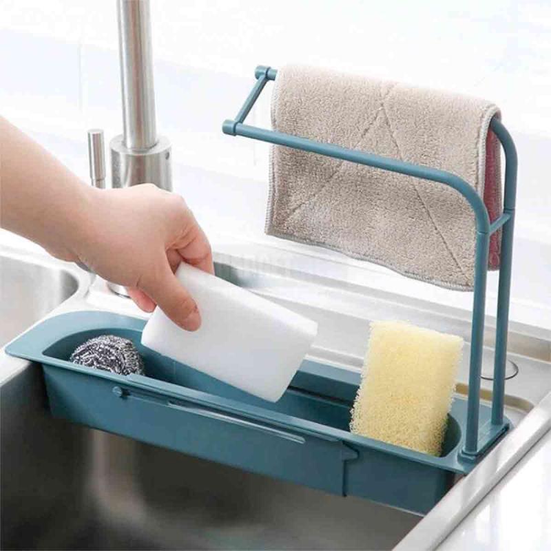 Extendable Sink Organizer & Sponge Holder