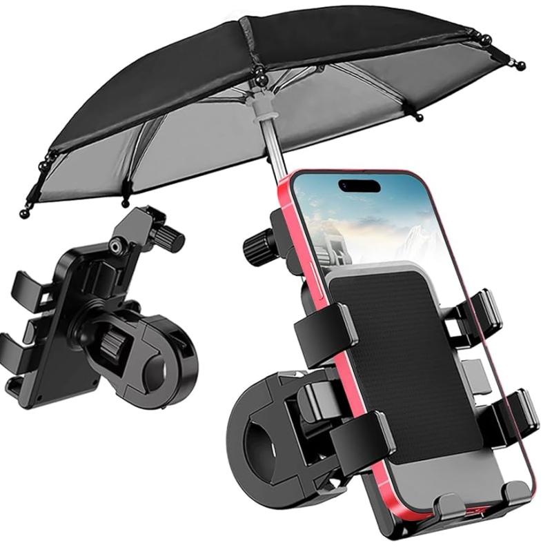 Bike & Motorcycle Phone Holder With Umbrella