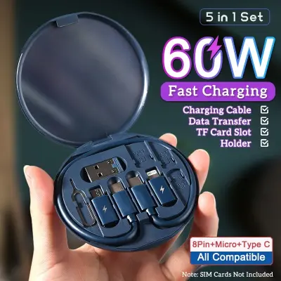 Universal 60W Fast Charging Cable Set